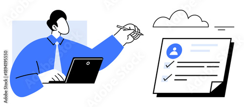 Cloud computing. Cloud computing enhances remote work efficiency and secure data management. Cloud computing technology enables seamless access and storage. For business, tech, innovation