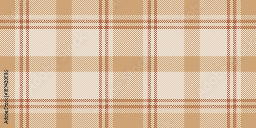 Beige-Brown Scottish Plaid, Vintage Nude Texture