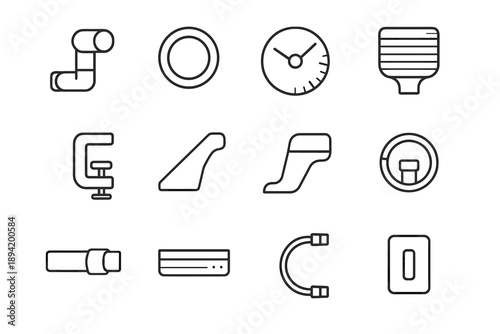 Ring vector icon monitor grip stabilizer swivel slim pivot arc ridge bar