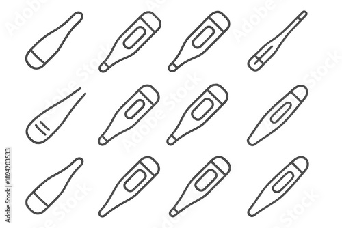 Plate rod shading tile digital tip vector icons corner thermometer icon ridge