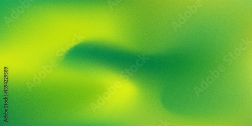 Noisy grain texture effect green and lime color gradient banner background. green grain texture background.eps 10