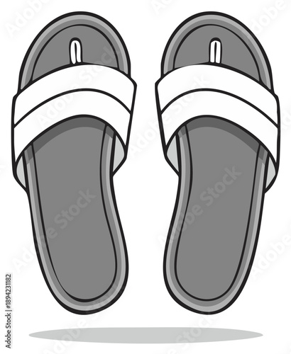 Summer footwear collection featuring comfortable and practical cartoon beach sandals for travel and leisure activities