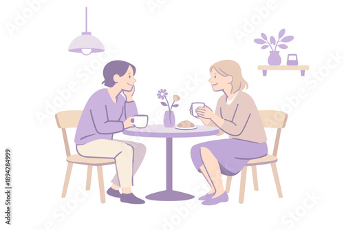 young couple having a drink