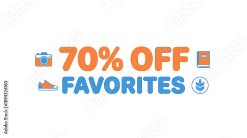 Exciting Sale Event, Discounts, Online Shopping, Digital Promotion, Bright Colors, Eye-Catching Design