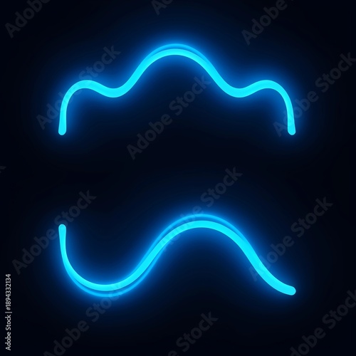 abstract blue wave