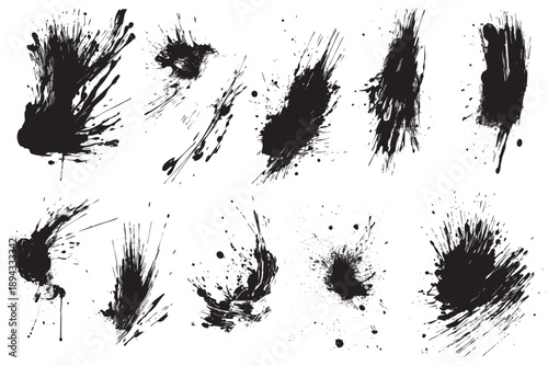 Expressive Ink Splash and Dynamic Brush Stroke Set
Abstract Ink Explosion and Rough Paint Stroke Brushes
Grunge Ink Splash with High Energy Brush Textures