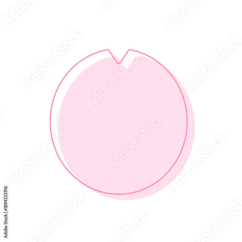 桜の花びらのフレーム