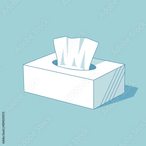 Tissue Box With Tissues