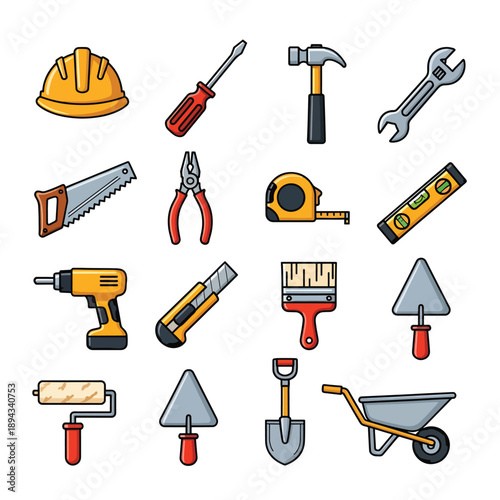 Construction Tools Set