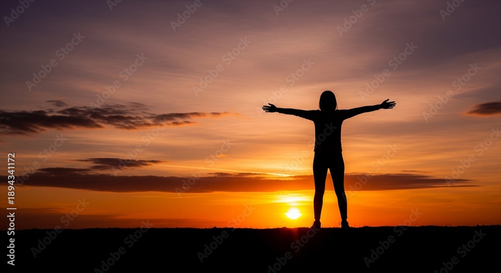 Fototapeta premium Serenity in the Setting Sun 