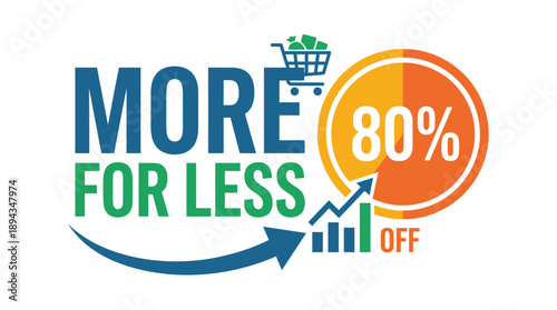 Huge Discounts on Products at Online Store, Digital Graphic, Engaging Promotion