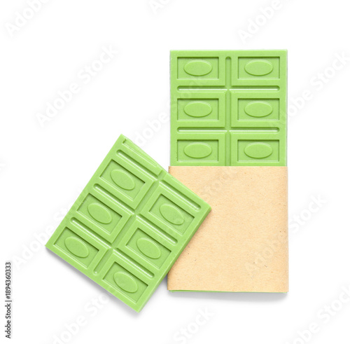 Sweet matcha chocolate bars...