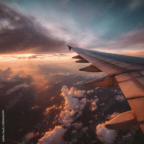 view from airplane window