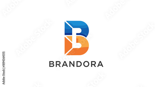 Brandora Corporate Identity Logo Design Element.