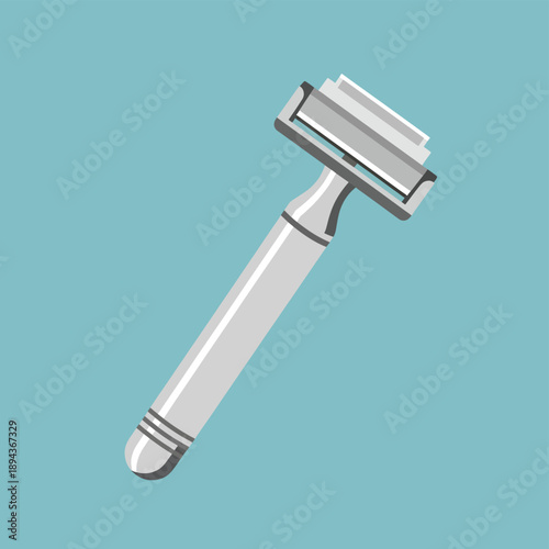 Silver Safety Razor