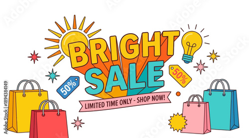 Shopping Promotion, Limited Time Offer, Graphic Design, Festive Environment