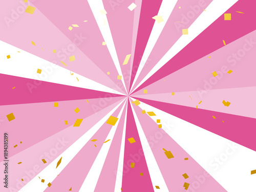 集中線, 漫画, 黄色, 光, 横線, 効果線, レーヨン, イラスト, サマータイム, 紙吹雪, 