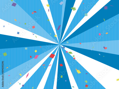 集中線, 漫画, 黄色, 光, 横線, 効果線, レーヨン, イラスト, サマータイム, 紙吹雪, 