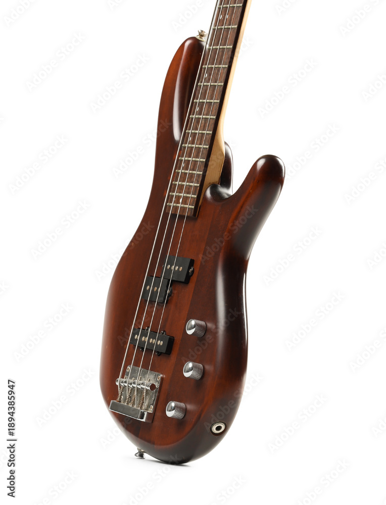 Fototapeta premium Electric guitar on light background