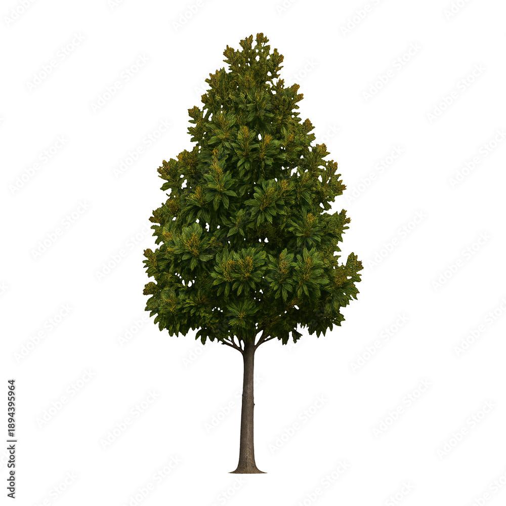 Fototapeta premium PNG Lush green tree isolated PNG