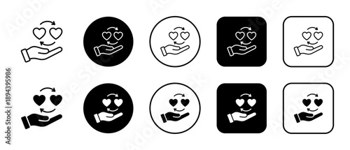 Empathy Multi-Style Icon Variations Background