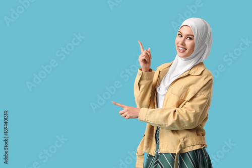 Beautiful young Muslim woma...