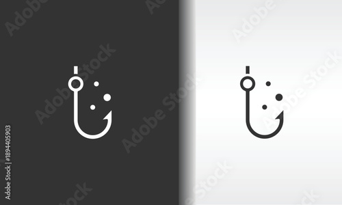 Fishing Vector, Icon Or Logo Sign Isolated Symbol Illustration