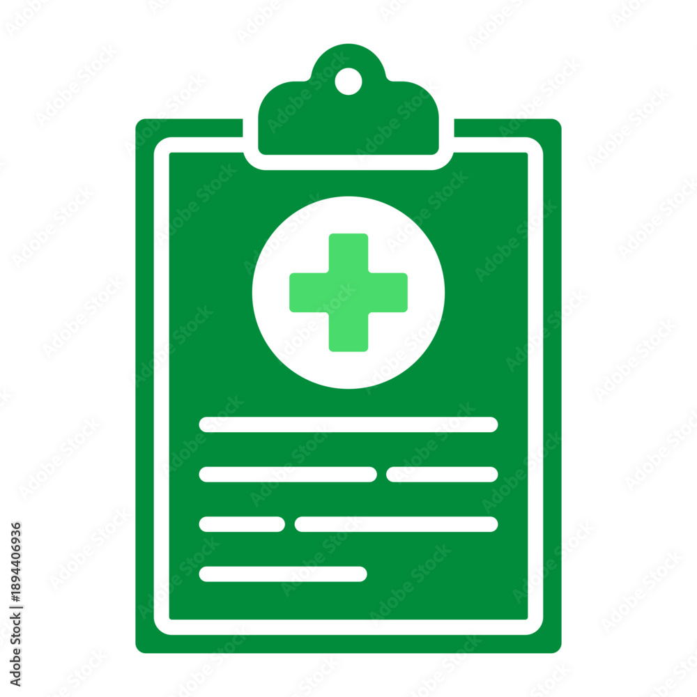 Obraz premium Medical History Icon
