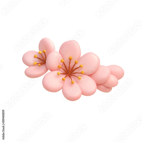 pink frangipani flower