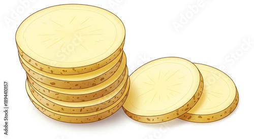 Stack of gold coins growing with single coins isolated on transparent background