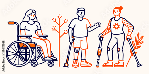 people with disabilities and prosthetics in modern society