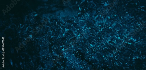 Photography Dark blue small pebbly sea floor