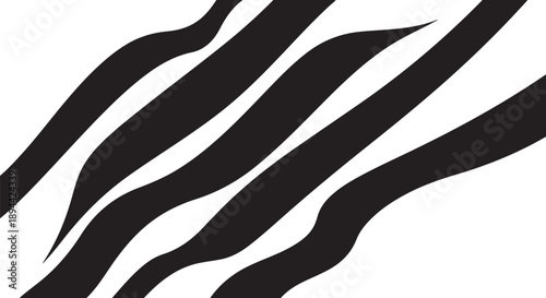 Black stripes on white background abstract design element graphic