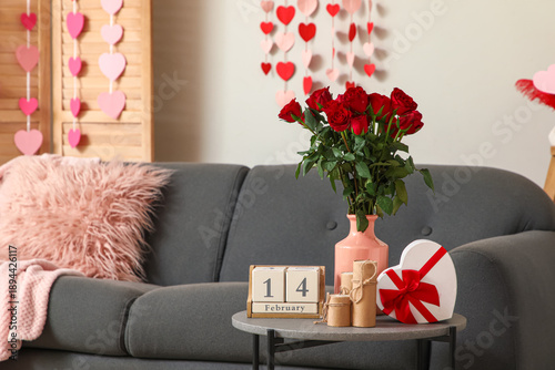 Interior of living room dec...