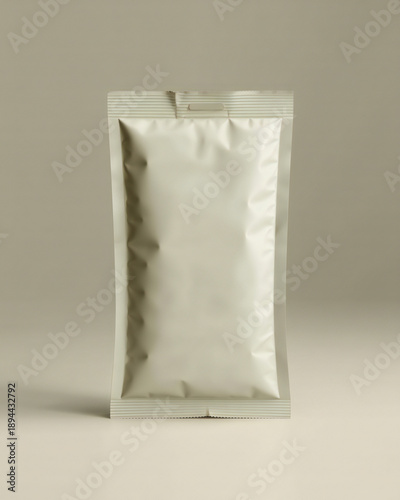 A sealed clear plastic bag containing an unidentified white powder