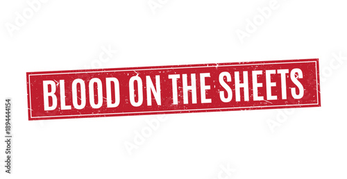 red vintage rubber stamp with blood on the sheets typography for professional trading market disclaimer
