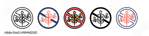 Gluten Free multiple icon