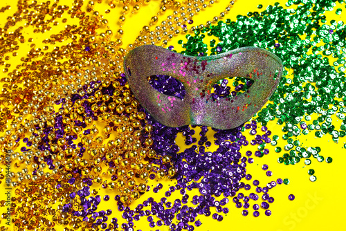 Beautiful carnival mask wit...