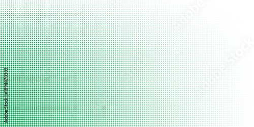 Transparent Vector Gradient green Color Halftone Background Staggered Dots Pattern modern dotted