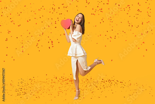 Beautiful young woman with ...