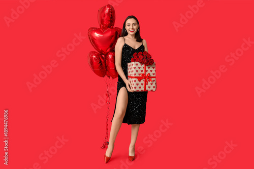 Beautiful young happy woman...