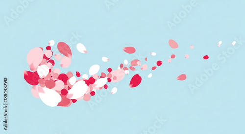 Two purple irises with yellow and white centers on green stems against a white background floral arrangement