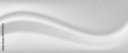 Silver foil background with metal mirror texture. Chrome gradient surface with light gloss simple abstract