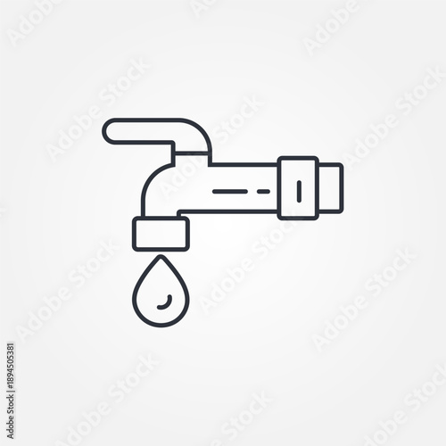 water icon symbol illustration vector eps10 logo template design	
