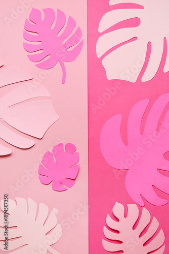 Beautiful origami leaves on...