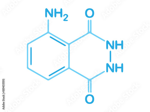 Chemical structure of lumichrome