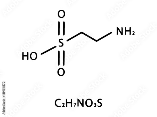 Taurine Molecular Structure