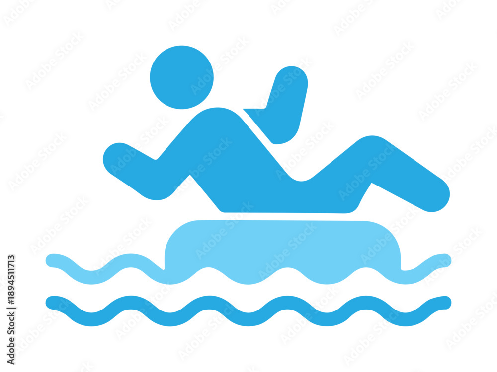 Fototapeta premium Swimming Icon