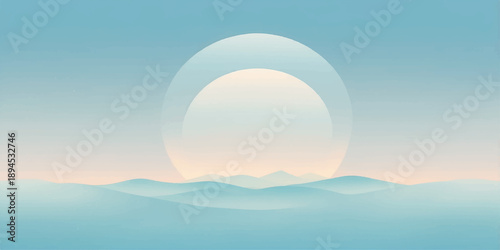 Wide panoramic sun sky background with soft clouds and atmospheric scenic beauty