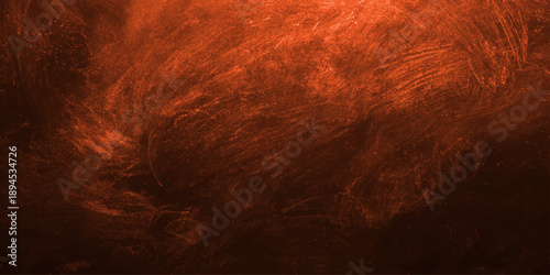 A dark grunge wallpaper featuring an explosion of hot orange flames and burning smoke across a textured brown leather and wood background